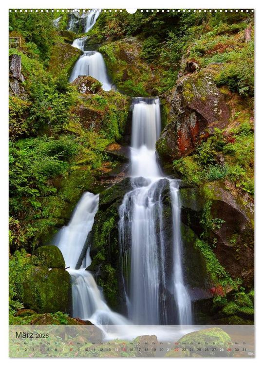 Produktbild: Alles im Fluss - Schwarzwaldwasser (Wandkalender 2026 DIN A2 hoch), CALVENDO Monatskalender