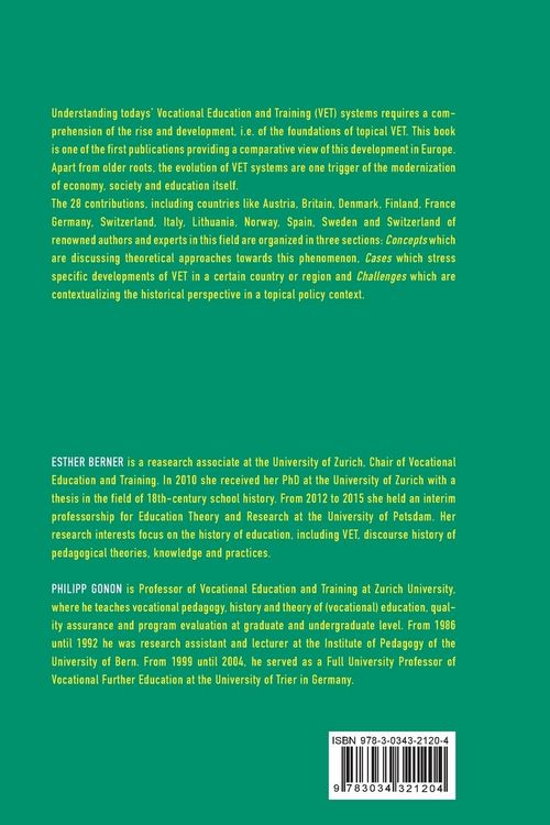 Produktbild: History of Vocational Education and Training in Europe