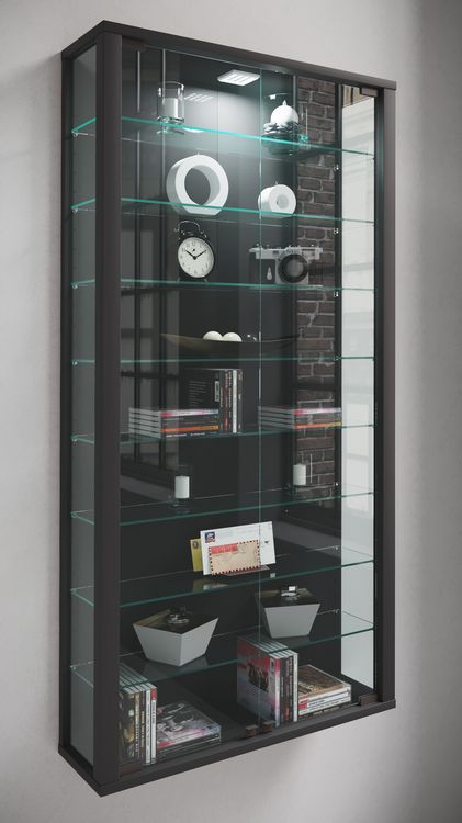 Produktbild: Wandvitrine H&auml;ngevitrine Glasvitrine Vitrosa Maxi