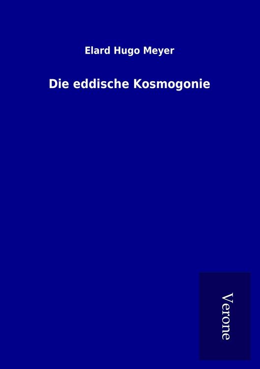 Produktbild: Die eddische Kosmogonie