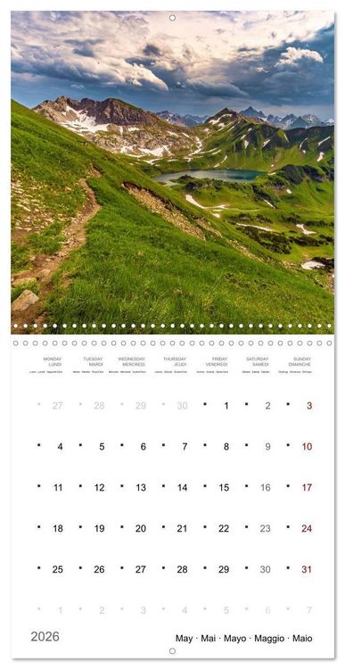 Produktbild: Light in the Bavarian Alps - Fantastic Landscapes (Wall Calendar 2026 12 &times; 12 Inch) CALVENDO 12 Month Wall Calendar