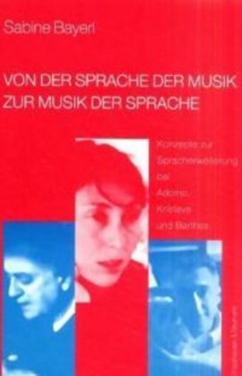 Produktbild: Von der Sprache der Musik zur Musik der Sprache