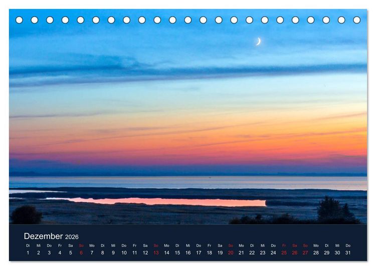 Produktbild: M&ouml;n, Impressionen einer d&auml;nischen Insel (Tischkalender 2026 DIN A5 quer), CALVENDO Monatskalender