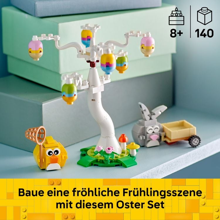 Produktbild: LEGO 40808 Osterhase und Ostereiersuche, Spielzeug ab 8 Jahren, Geschenk