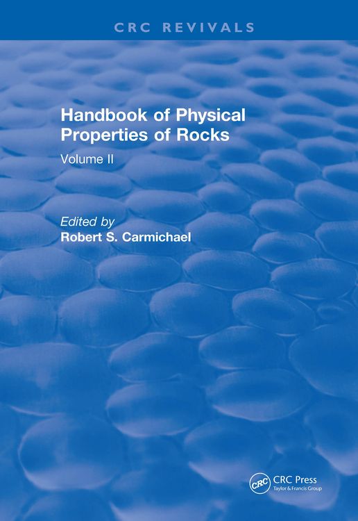 Produktbild: Handbook of Physical Properties of Rocks (1982)