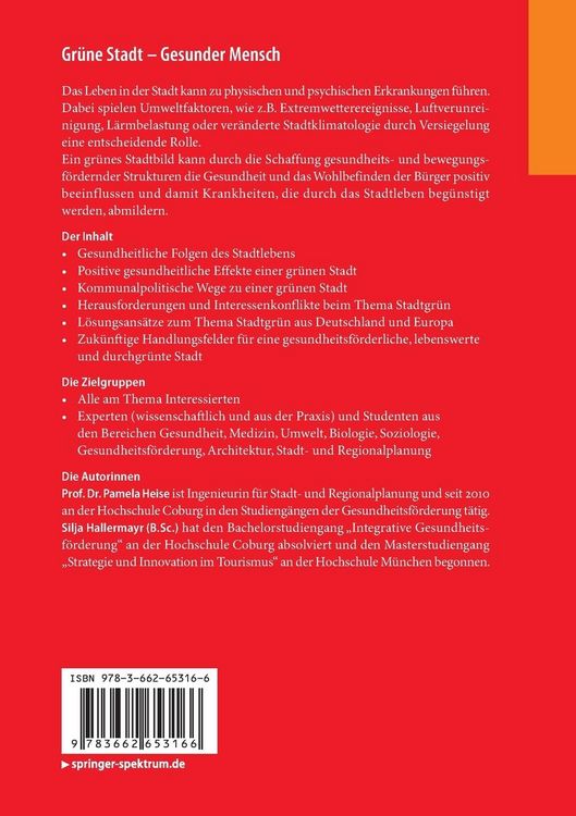 Produktbild: Gr&uuml;ne Stadt - Gesunder Mensch