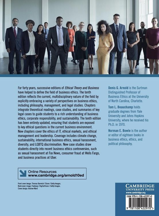 Produktbild: Ethical Theory and Business
