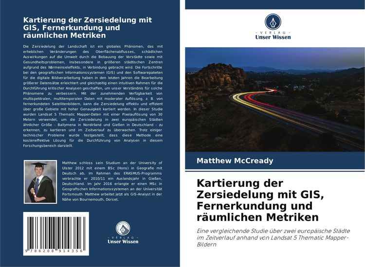 Produktbild: Kartierung der Zersiedelung mit GIS, Fernerkundung und r&auml;umlichen Metriken