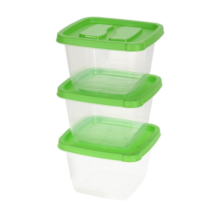 Produktbild: neuetischkultur VORRATSDOSEN SET 3-ER 1360 ML 15,5X15,5X10 CM
