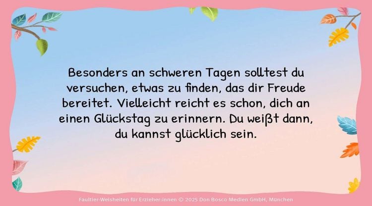 Produktbild: Faultier-Weisheiten f&uuml;r Erzieher:innen
