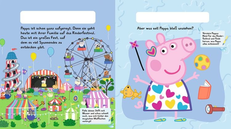 Produktbild: Peppa Pig: Peppa auf dem Matschfestival - Magischer Wassermalspa&szlig;