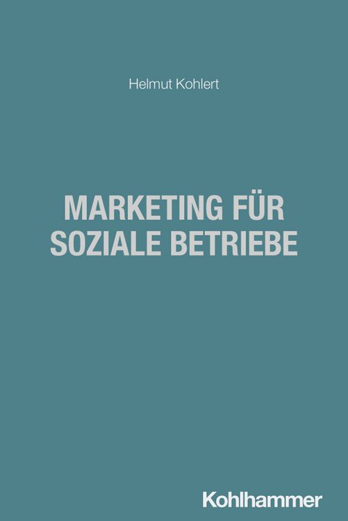 Produktbild: Marketing f&uuml;r soziale Betriebe