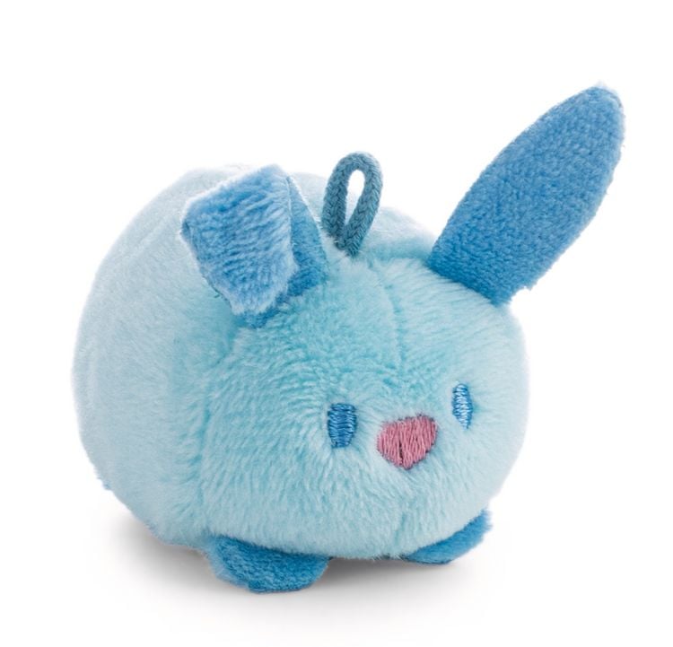 Produktbild: NICI - Kuscheltier Hase Pibu 5cm hellblau an Header Karte