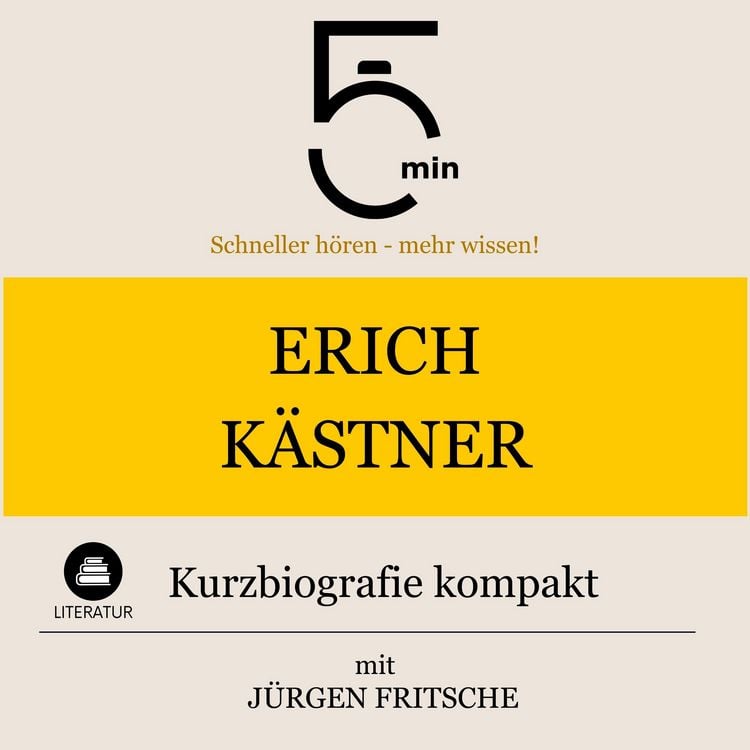 Produktbild: Erich K&auml;stner: Kurzbiografie kompakt