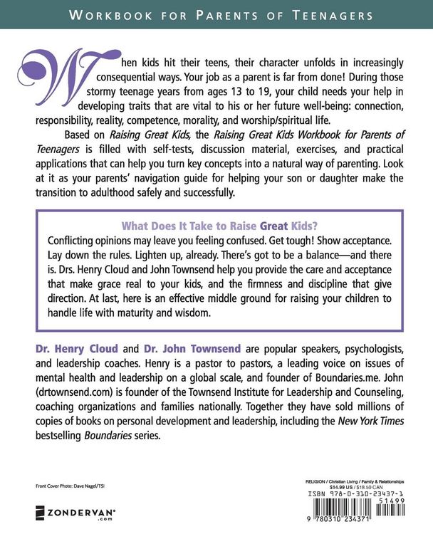 Produktbild: The Raising Great Kids Workbook for Parents of Teenagers