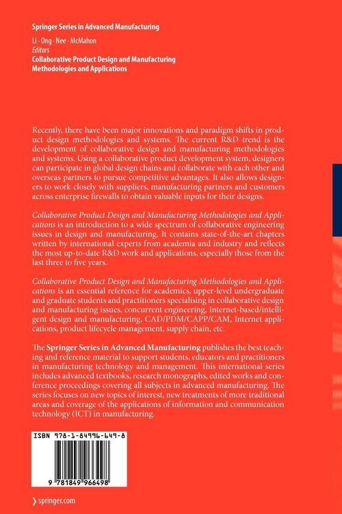 Produktbild: Collaborative Product Design and Manufacturing Methodologies and Applications