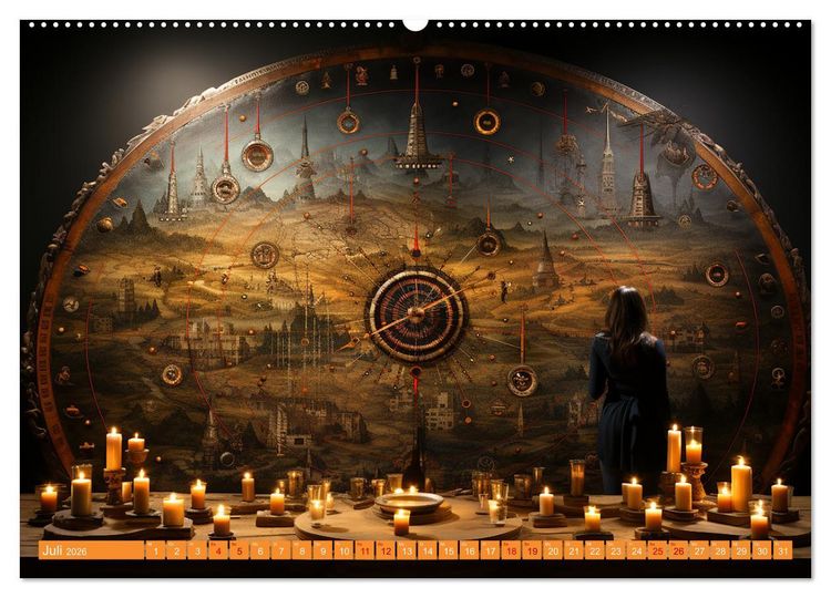 Produktbild: Antike Wegweiser (Wandkalender 2026 DIN A2 quer), CALVENDO Monatskalender