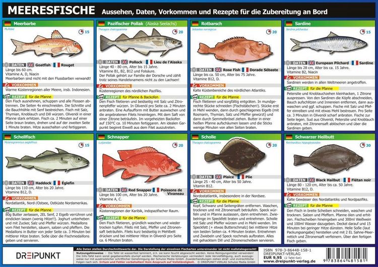 Produktbild: Info-Tafel-Set Meeresfische