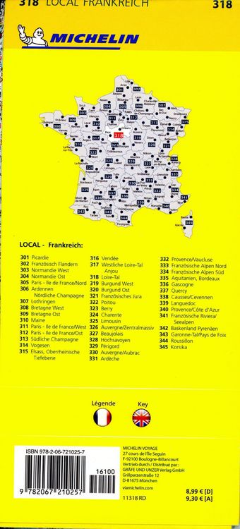 Produktbild: Michelin Loire-Tal