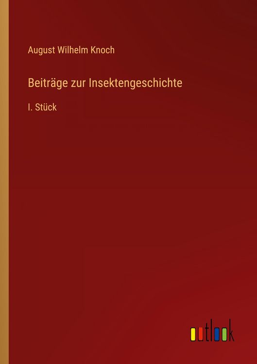 Produktbild: Beitr&auml;ge zur Insektengeschichte