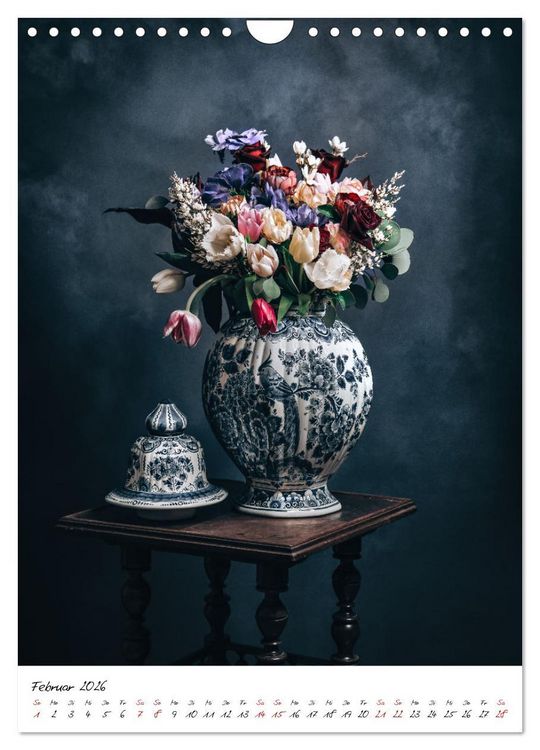 Produktbild: Blumen Bouquet (Wandkalender 2026 DIN A4 hoch), CALVENDO Monatskalender