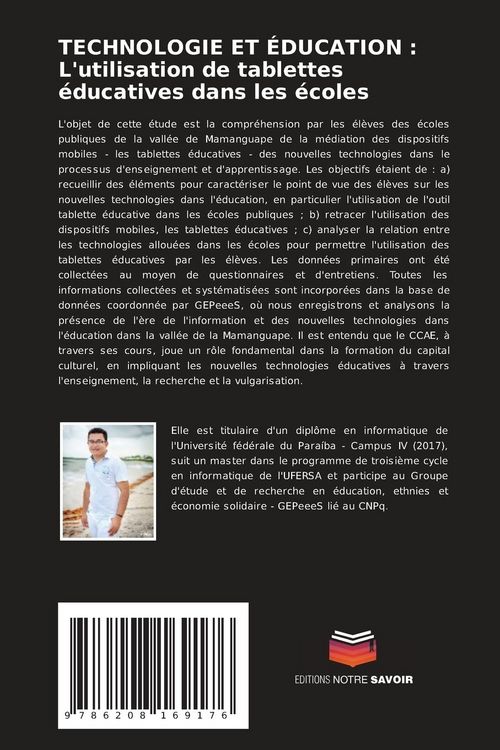Produktbild: TECHNOLOGIE ET &Eacute;DUCATION : L'utilisation de tablettes &eacute;ducatives dans les &eacute;coles