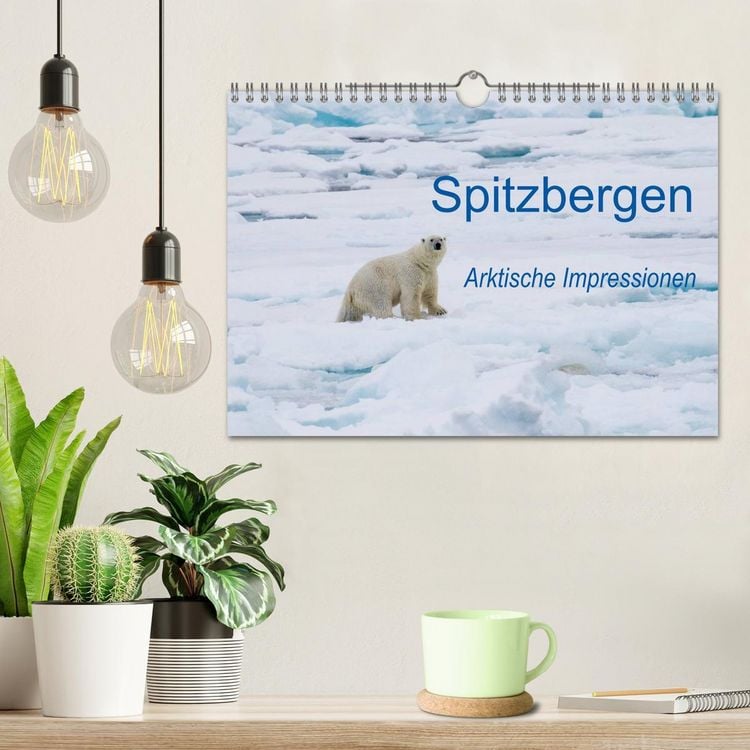 Produktbild: Spitzbergen - Arktische Impressionen (Wandkalender 2026 DIN A4 quer), CALVENDO Monatskalender