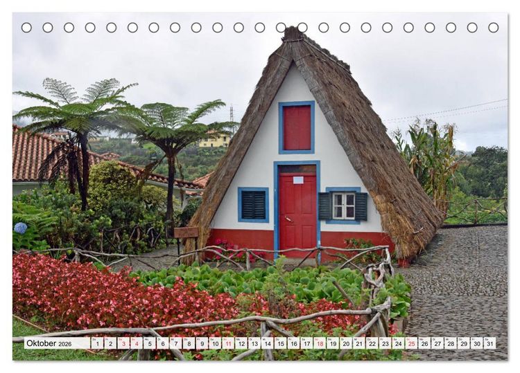 Produktbild: MADEIRA, Trauminsel im Atlantik (Tischkalender 2026 DIN A5 quer), CALVENDO Monatskalender