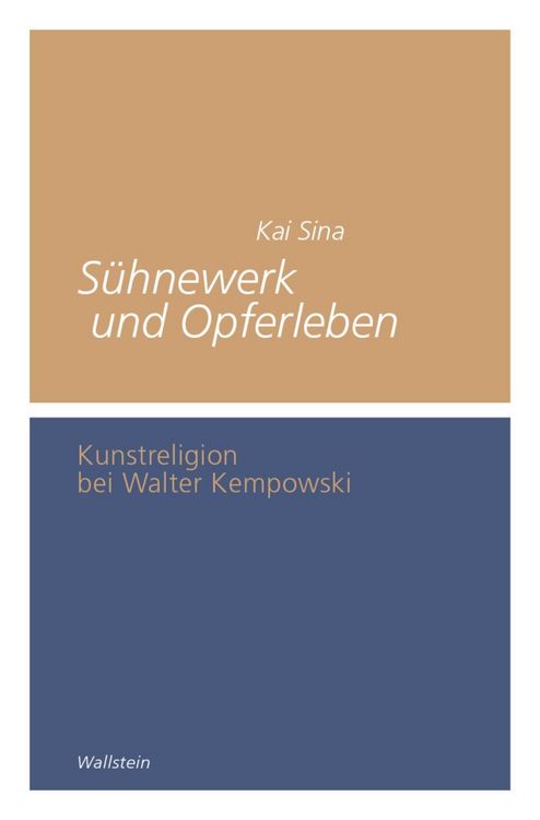 Produktbild: S&uuml;hnewerk und Opferleben