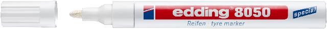 Produktbild: Edding 8050 4-8050049 Reifenmarker Wei&szlig; 2 mm, 4mm
