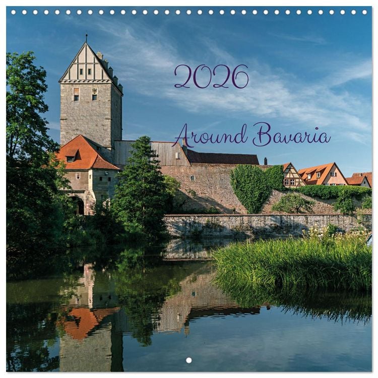 Produktbild: Around Bavaria (Wall Calendar 2026 12 &times; 12 Inch) CALVENDO 12 Month Wall Calendar