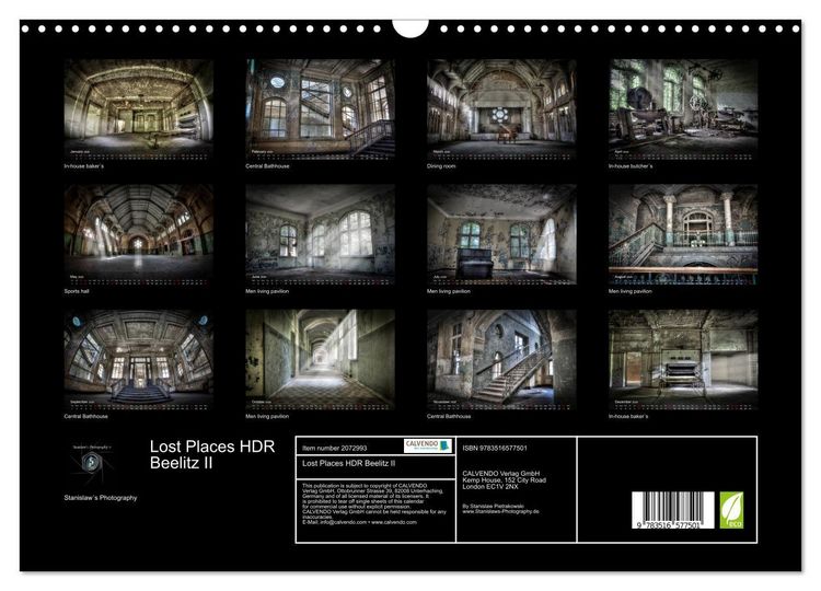 Produktbild: Lost Places HDR Beelitz II (Wall Calendar 2026 DIN A3 landscape), CALVENDO 12 Month Wall Calendar