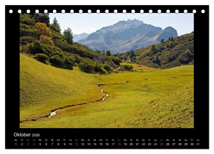 Produktbild: Oberengadin (Tischkalender 2026 DIN A5 quer), CALVENDO Monatskalender