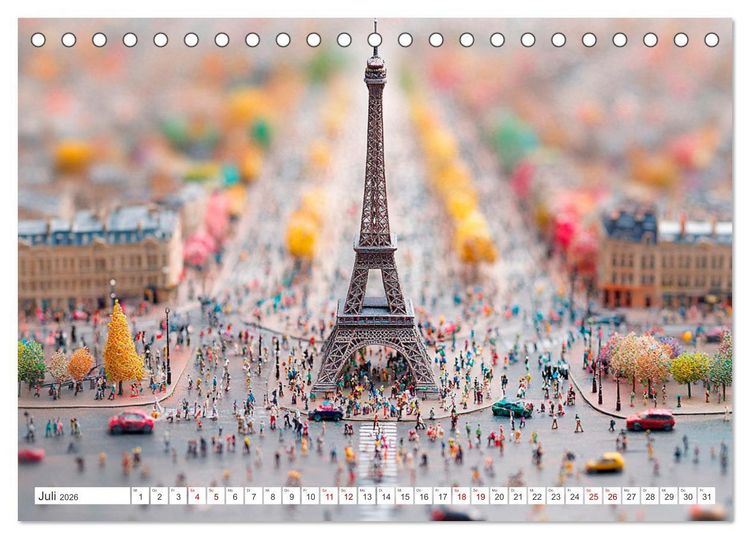 Produktbild: Miniatur-Universum: Ein Jahr in kleinen Welten (Tischkalender 2026 DIN A5 quer), CALVENDO Monatskalender