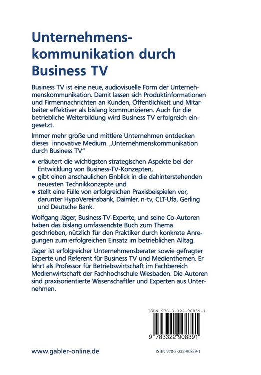 Produktbild: Unternehmenskommunikation durch Business TV