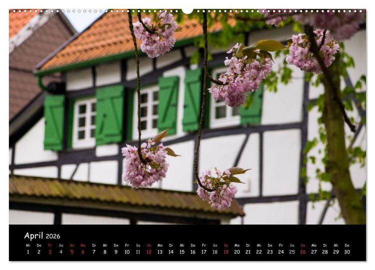 Produktbild: Altes Dorf Westerholt (Wandkalender 2026 DIN A2 quer), CALVENDO Monatskalender
