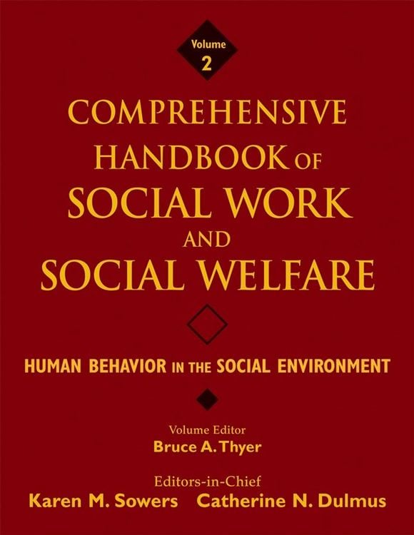 Produktbild: Comprehensive Handbook of Social Work and Social Welfare