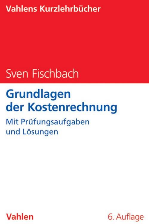 Produktbild: Grundlagen der Kostenrechnung