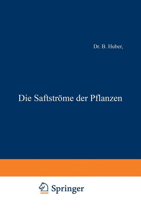 Produktbild: Die Saftstr&ouml;me der Pflanzen