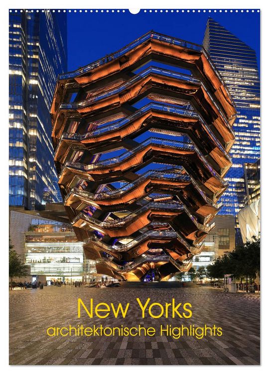 Produktbild: New Yorks architektonische Highlights (Wandkalender 2026 DIN A2 hoch), CALVENDO Monatskalender