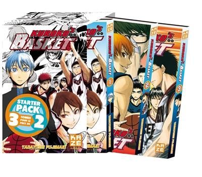 Produktbild: Kuroko's Basket: starter pack, tomes 1 &agrave; 3