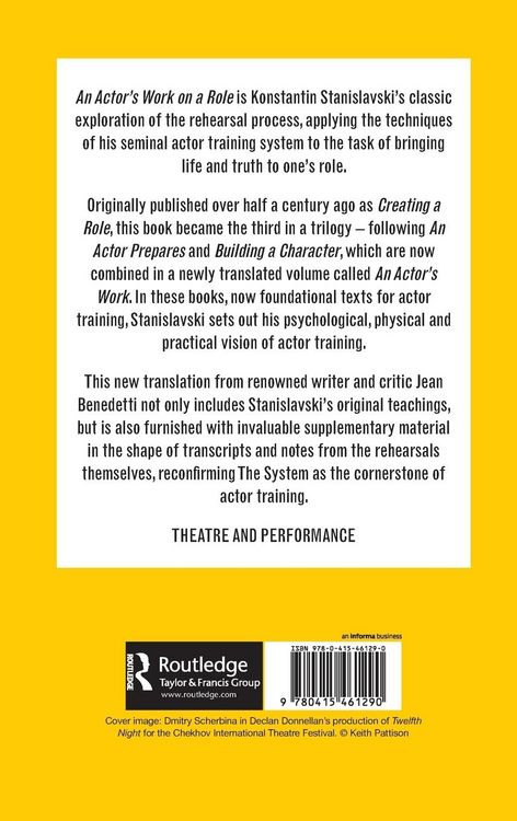 Produktbild: An Actor's Work on a Role