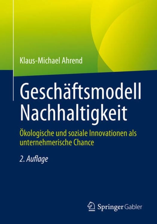 Produktbild: Gesch&auml;ftsmodell Nachhaltigkeit