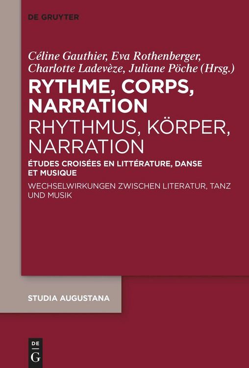 Produktbild: Rythme, corps, narration / Rhythmus, K&ouml;rper, Narration