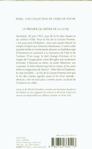 Produktbild: Le premier quartier de la lune. Chroniques du Plateau Mont-Royal