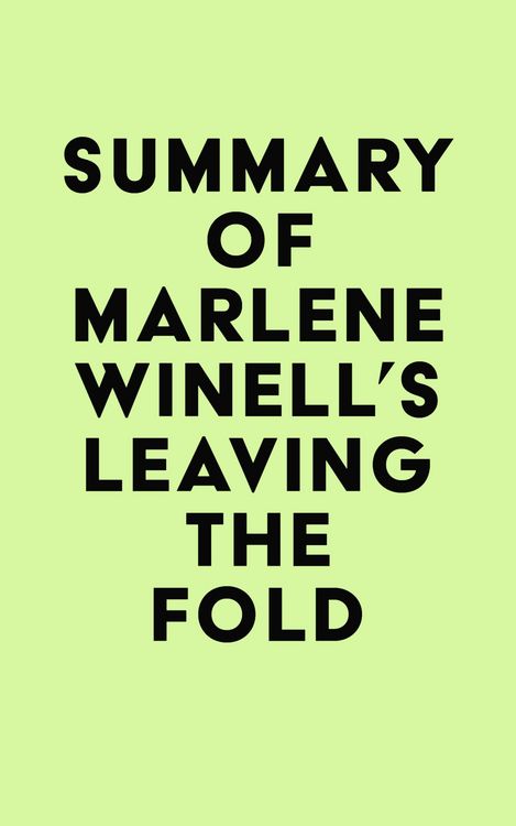 Produktbild: Summary of Marlene Winell's Leaving the Fold