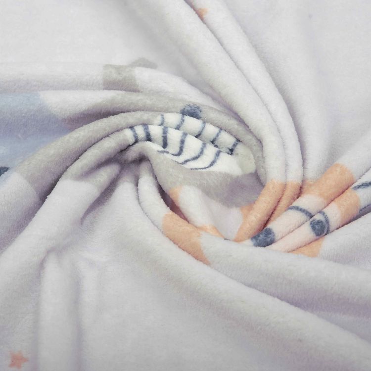 Produktbild: babybest&reg; 1440261014 - Elephants Microfaserflausch-Decke, 75 x 100 cm, 100% Polyester