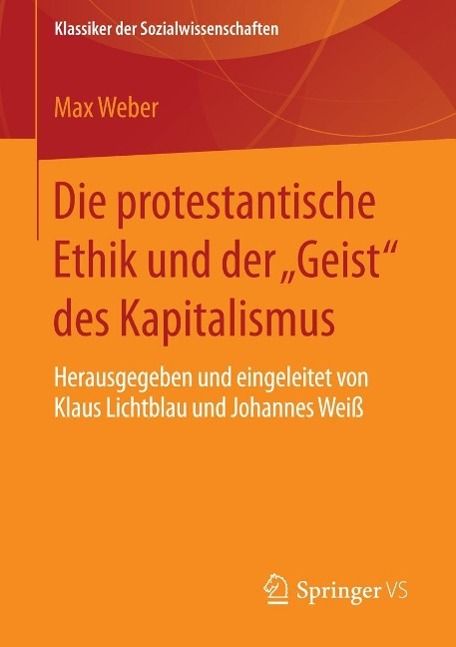 Produktbild: Die protestantische Ethik und der "Geist" des Kapitalismus
