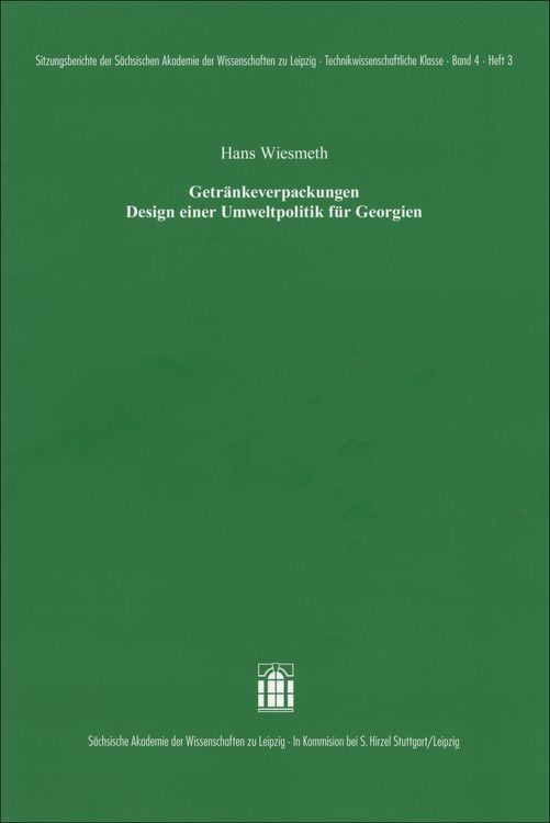 Produktbild: Getr&auml;nkeverpackungen Design einer Umweltpolitik f&uuml;r Georgien
