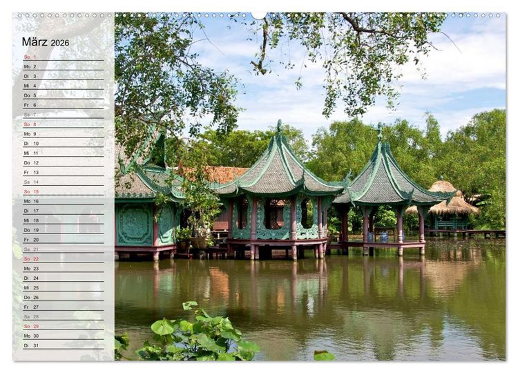 Produktbild: Mein Thailand - Geburtstagskalender (hochwertiger Premium Wandkalender 2026 DIN A2 quer), Kunstdruck in Hochglanz